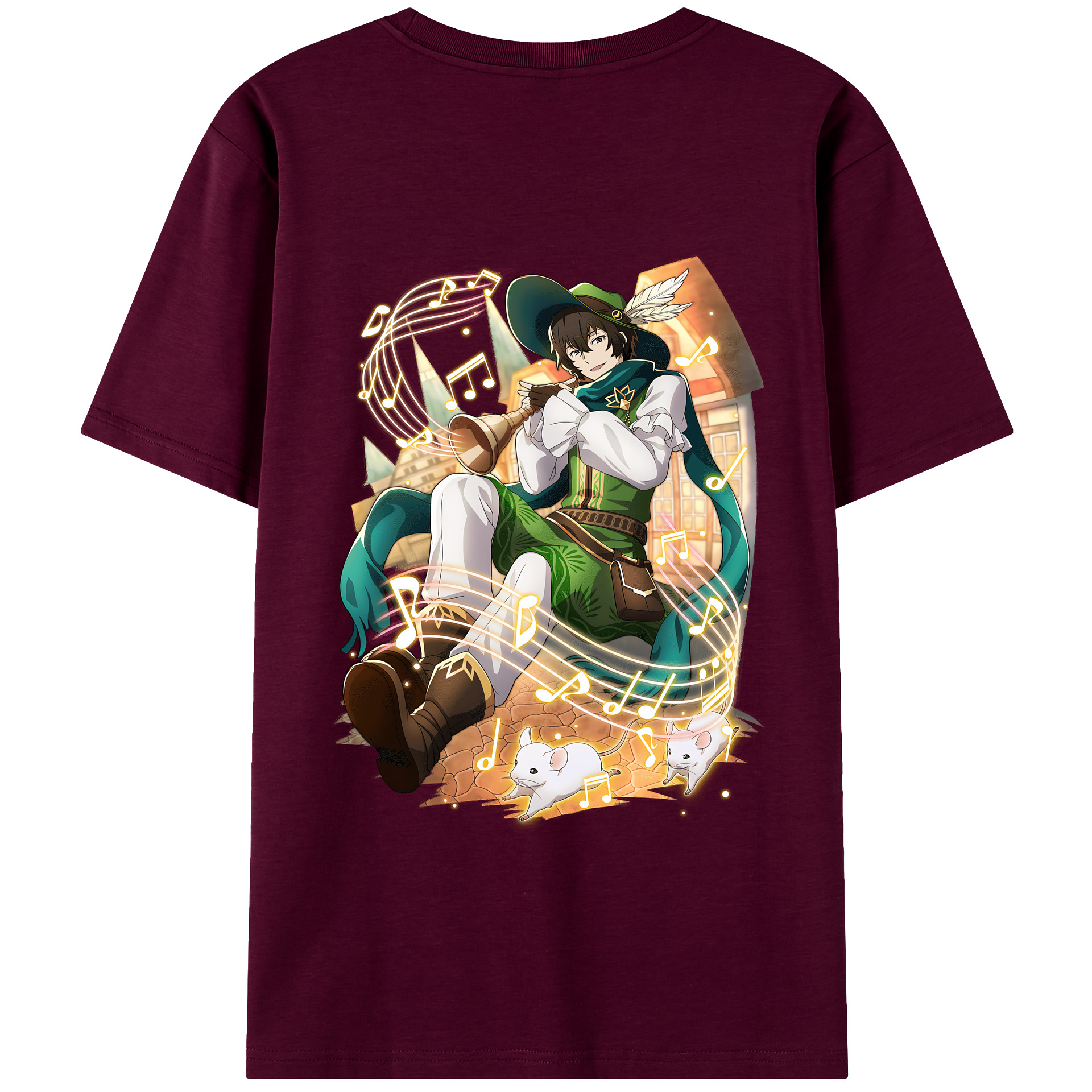 （画像用） 文豪ストレイドッグス Bungo Stray Dogs レディース半袖Tシャツ(バックプリント)
